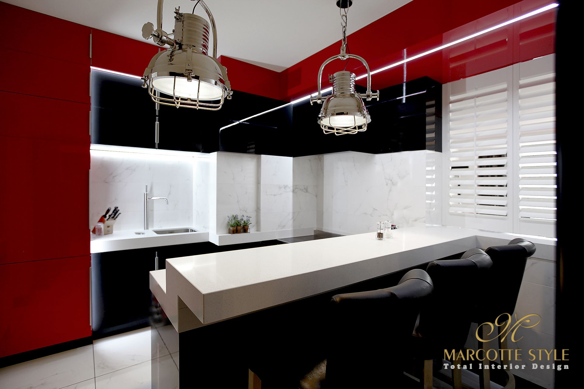 Modern kitchens, bedrooms, dining rooms and bathrooms - Marcotte Style