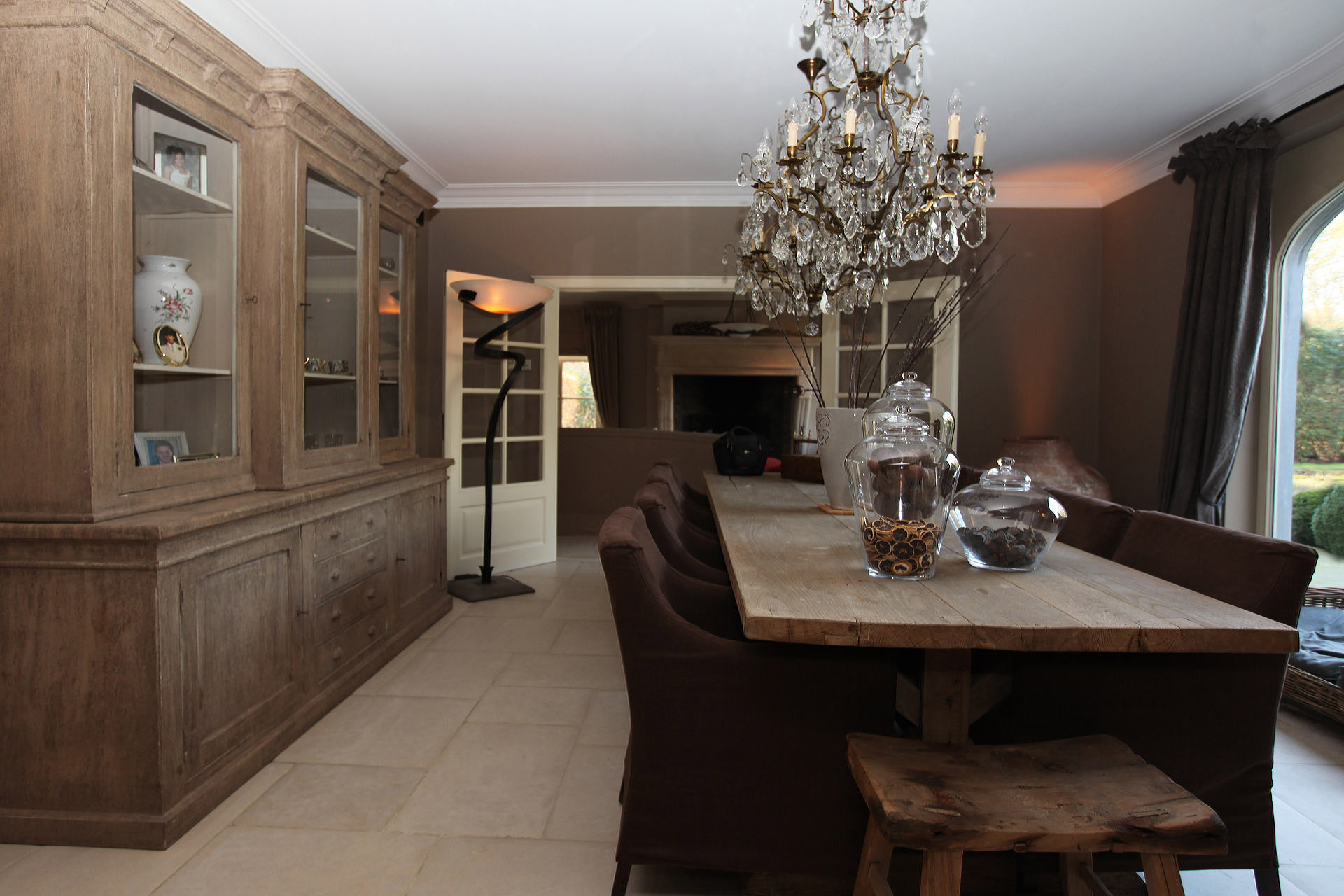 Country kitchen and livingroom in Kalmthout - Marcotte Style