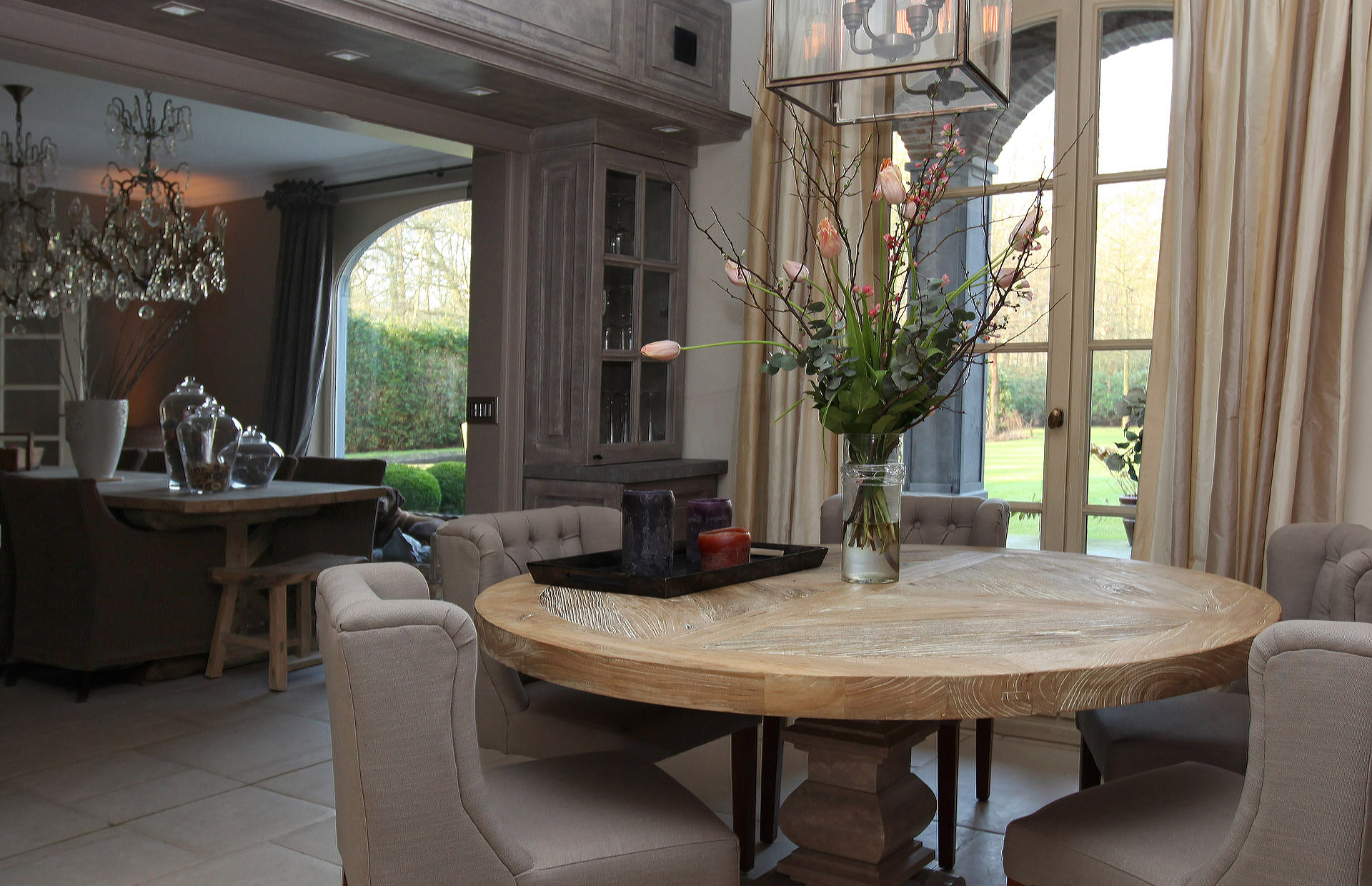 Country kitchen and livingroom in Kalmthout - Marcotte Style