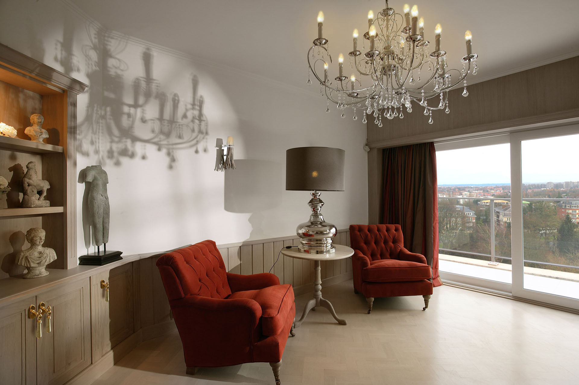 Penthouse de style rural serré à Bruxelles: - Marcotte Style