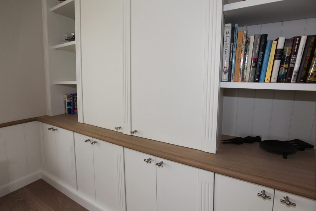 Ingebouwde kasten met fijne indeling