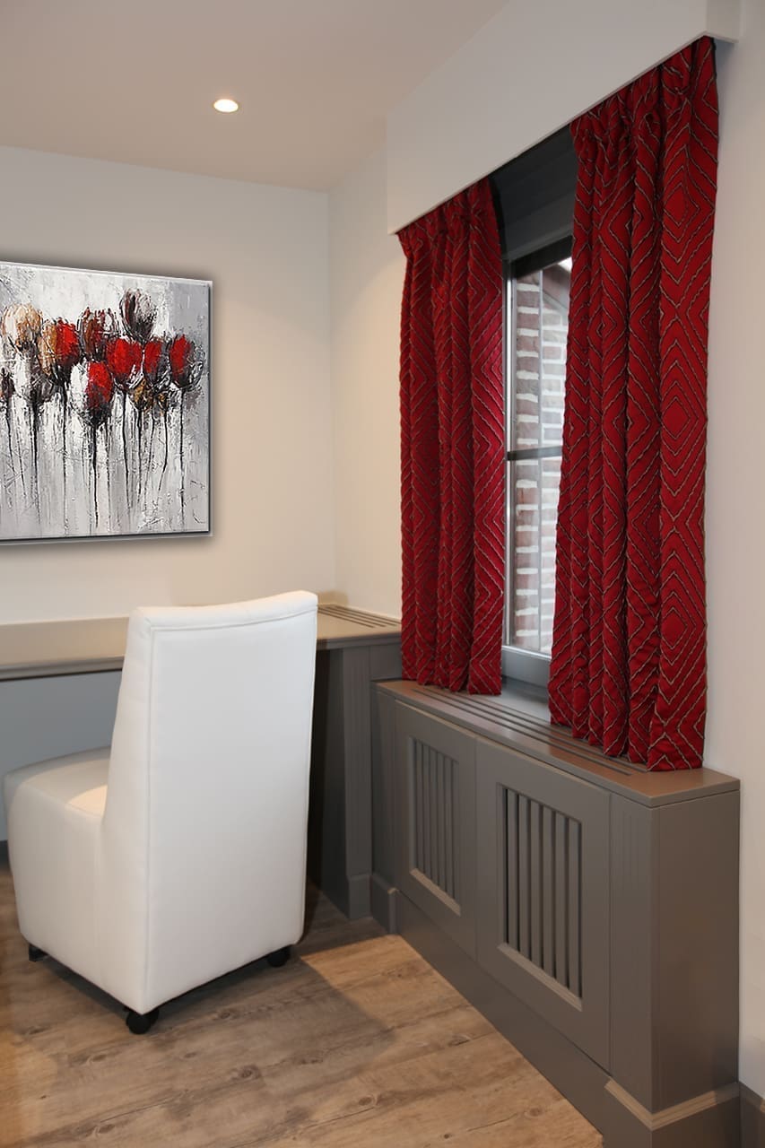 Landelijke en moderne meubels in interieurproject Nieuwpoort