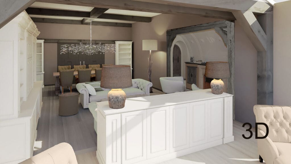 Tarieven en 3D 1 Marcotte Style Total Interior Design