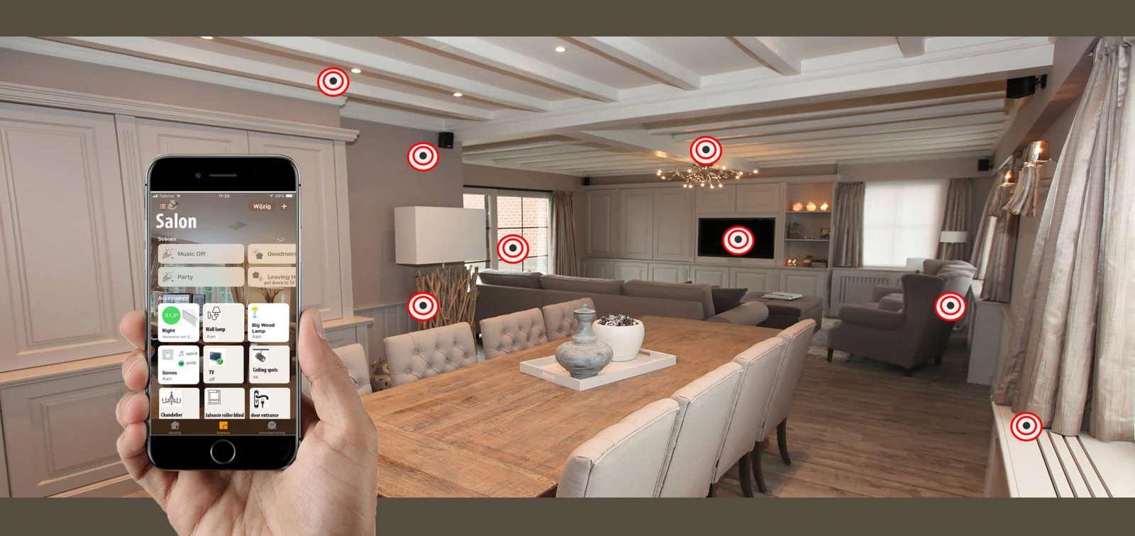 Interieur de maison connectee par Marcotte Style
