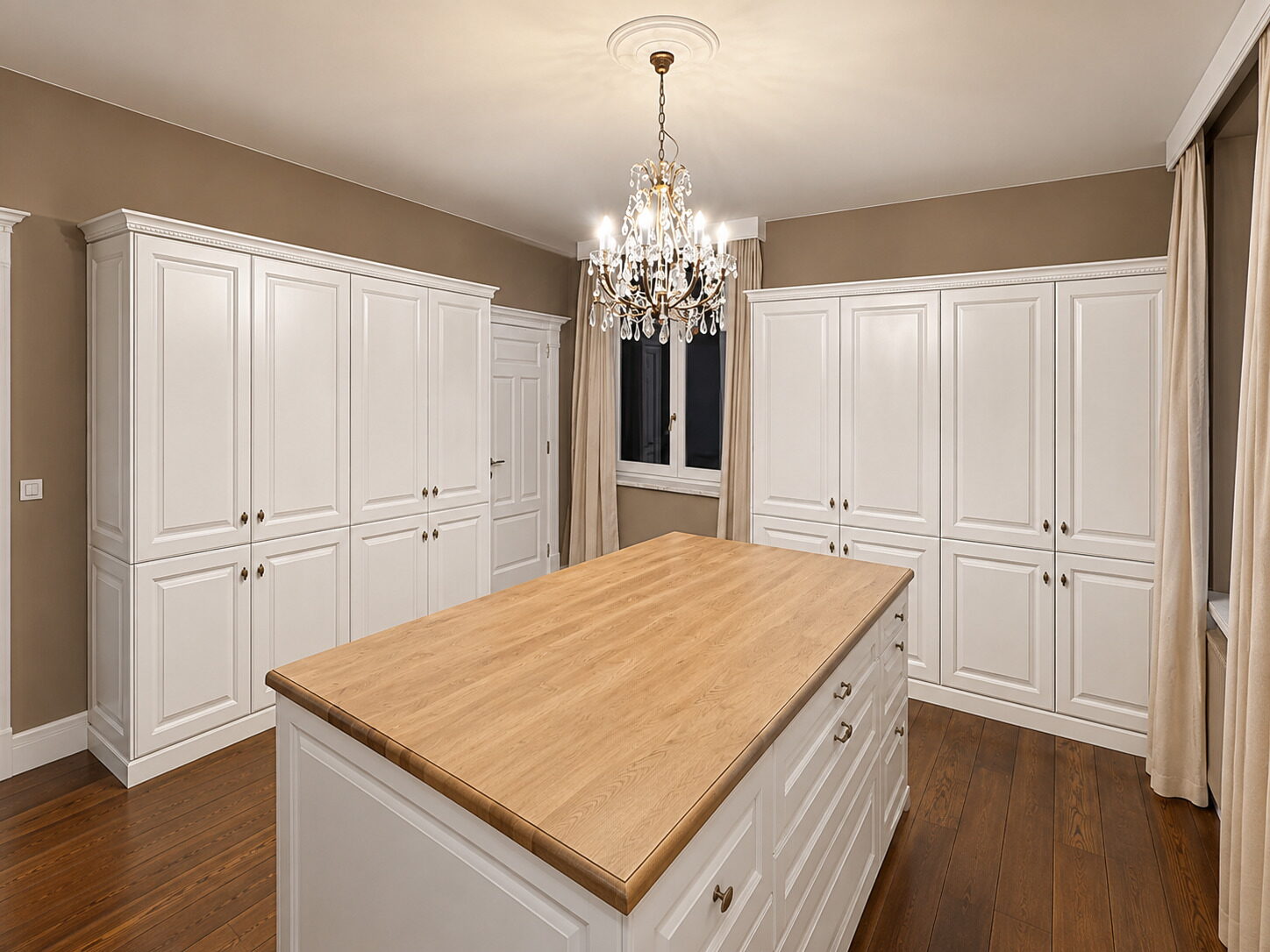 Dressing met kasten rondom - villa Hamont-Achel