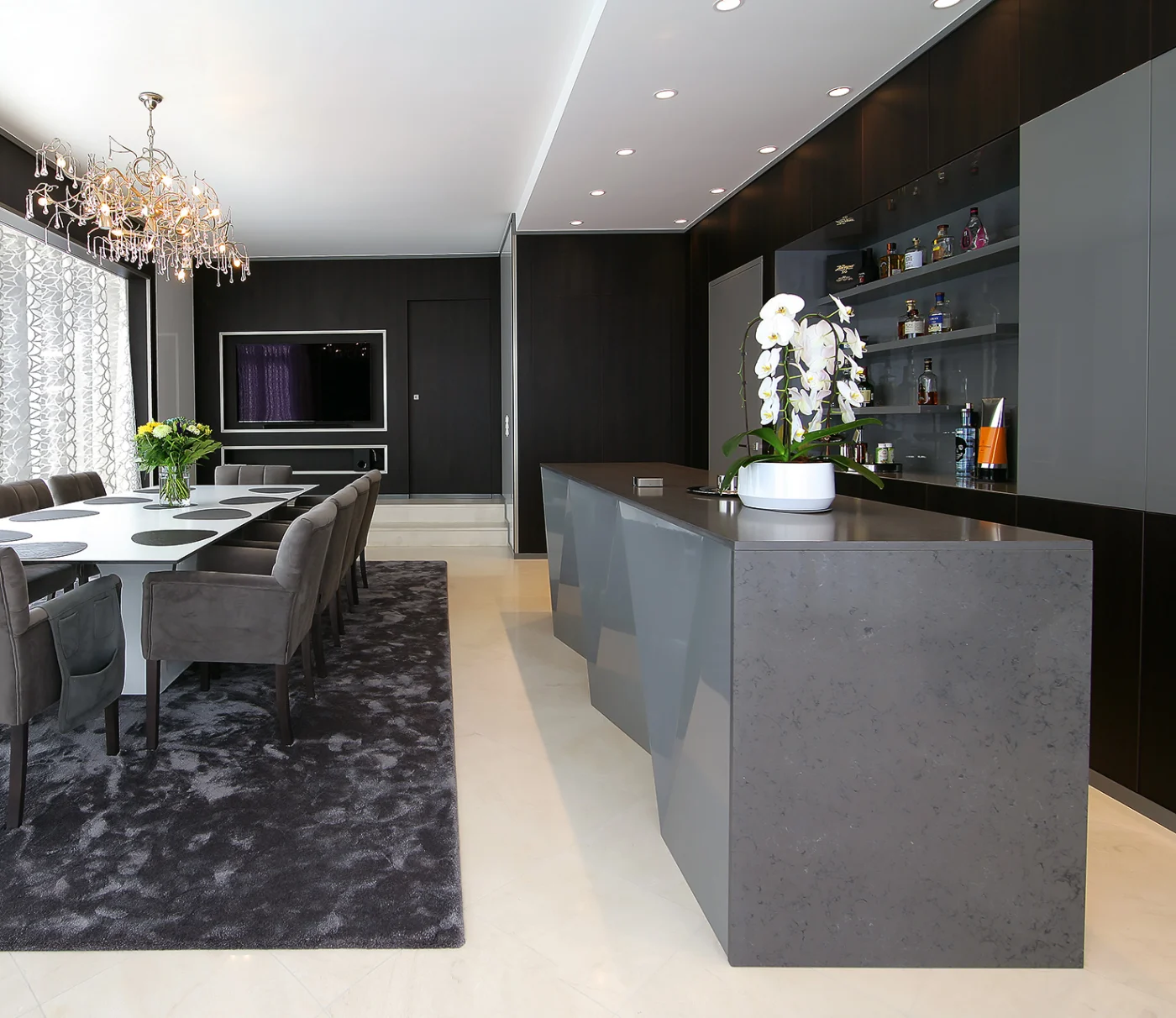Bekroond interieur van Marcotte Style: moderne villa in Wilrijk