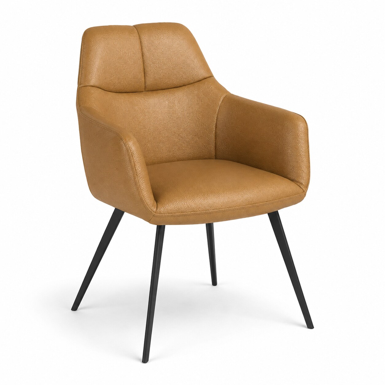 Chaise de salle à manger Bari en cuir