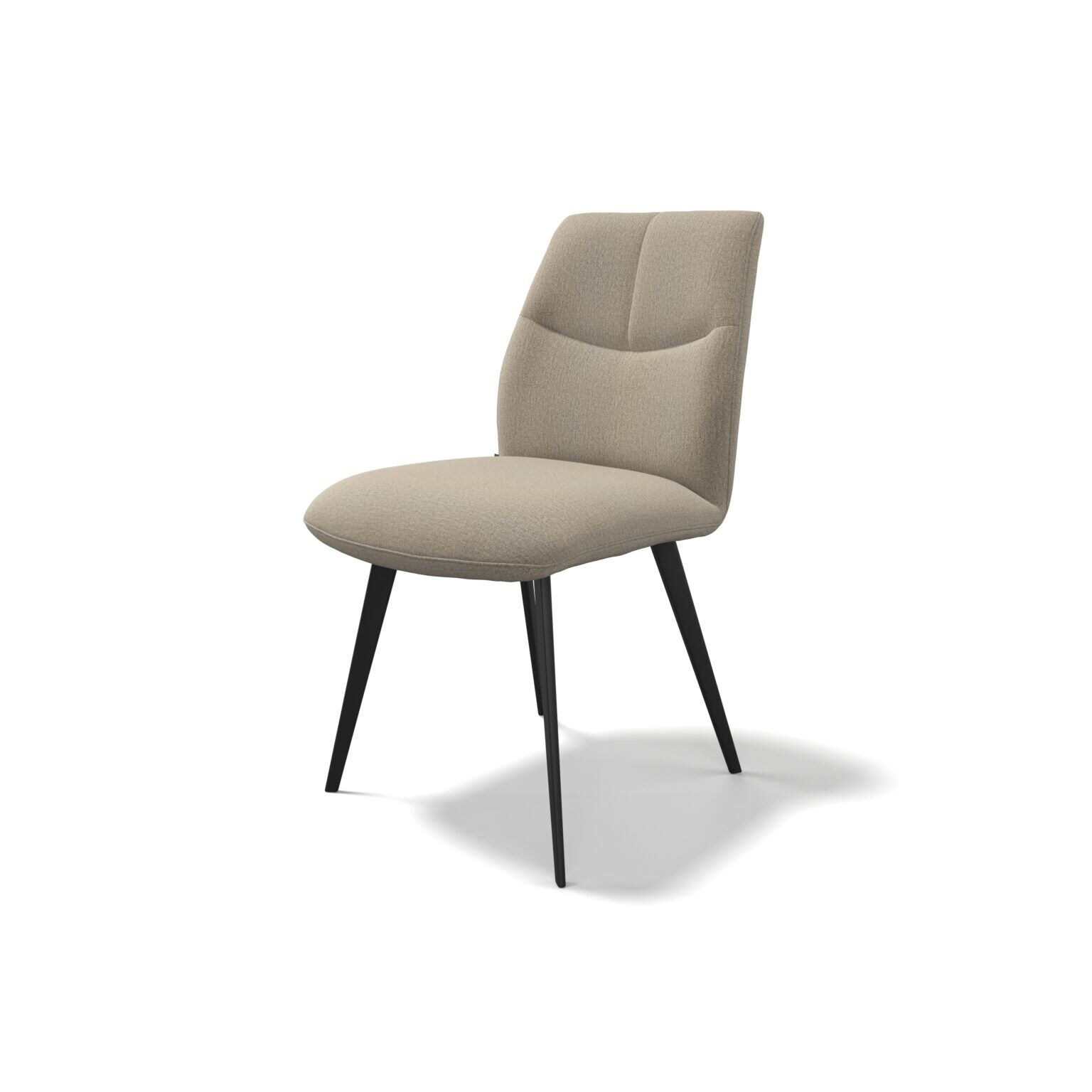 Chaise de salle à manger Bari sans accoudoir