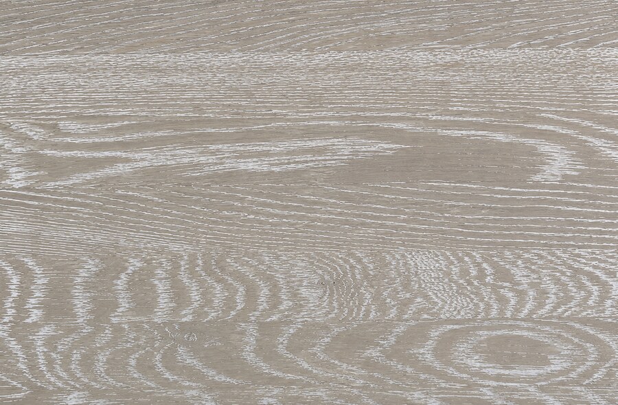 A sample of oak in the light brown, white brushed finish.