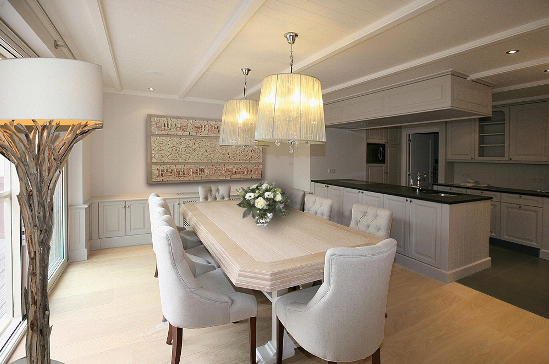 Heller Cottage Essplatz in einer Wohnung in Gent